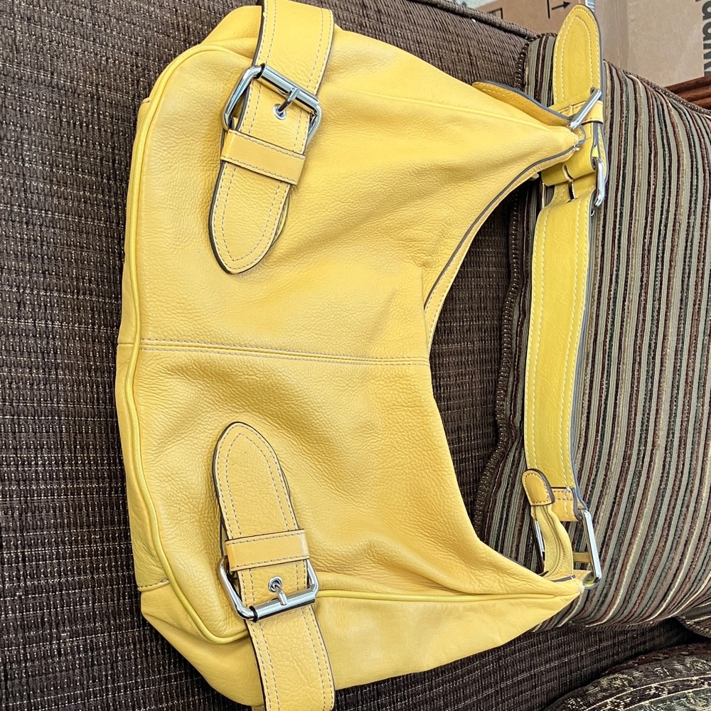 Franco Sarto Sunny Yellow Shoulder Bag